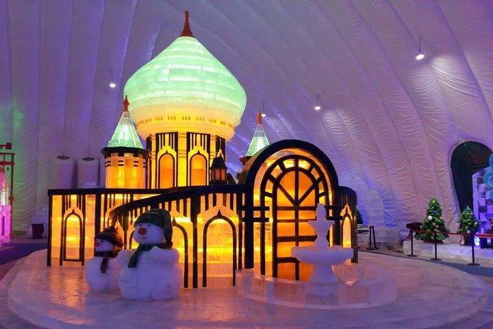 夏の小グループツアー:ハルビン太陽島、屋内氷雪祭り