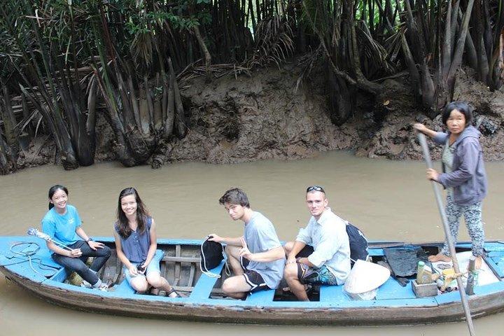 Escape autêntico do Delta do Mekong: barco privado, canais e vida rural