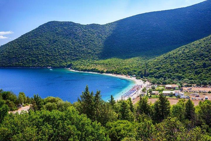 Private Halbtagestour: Antisamos Strand Schwimmen, Melissani See, Agrilia Kloster