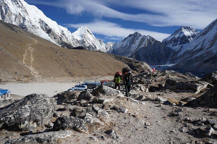 Trekking no acampamento base do Everest