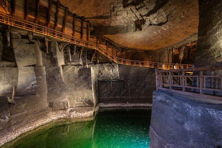 ヴィエリチカ塩鉱山ガイドツアー： チケット+交通手段