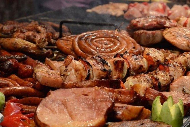 リオデジャネイロのブラジルのチュラスカリアを乗り換えで食べ放題