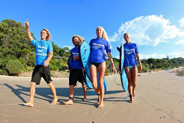 Award Winning Byron Bay Small Group Surf Lesson for Beginners