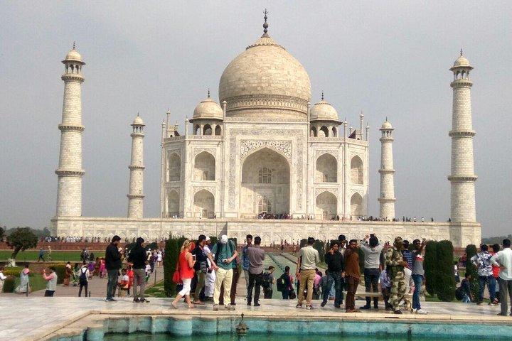 Privédagtour van Delhi naar Taj Mahal en Agra Fort met gids