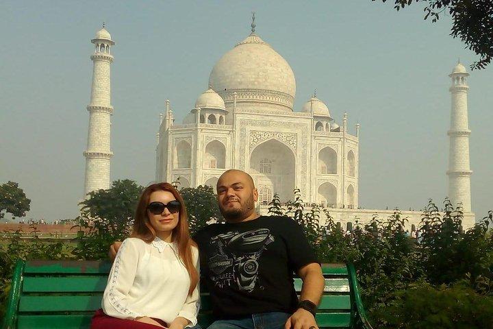 Privédagtour van Delhi naar Taj Mahal en Agra Fort met gids