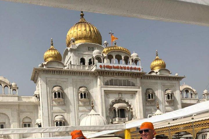 Visite privée d'une journée complète du temple à Delhi avec guide