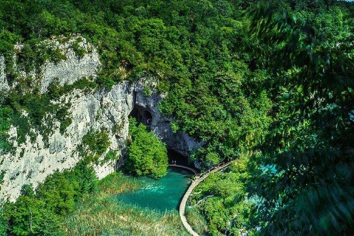 Private Tour zum Nationalpark Plitvicer Seen von Split oder Trogir