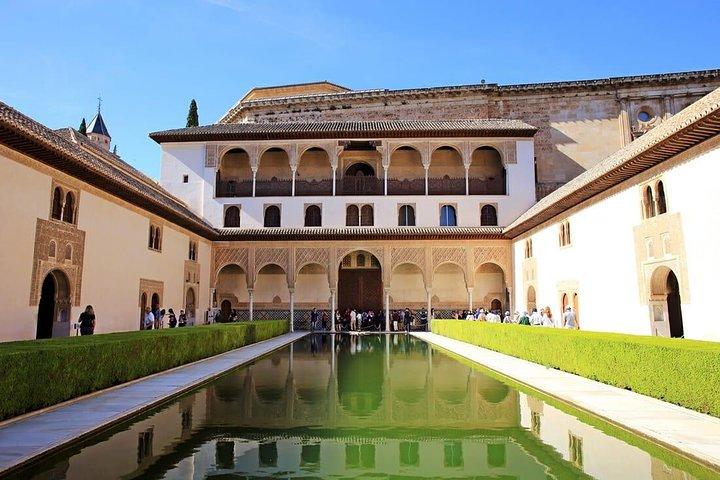 Visite privée de Malaga au Palais de l'Alhambra et Grenade