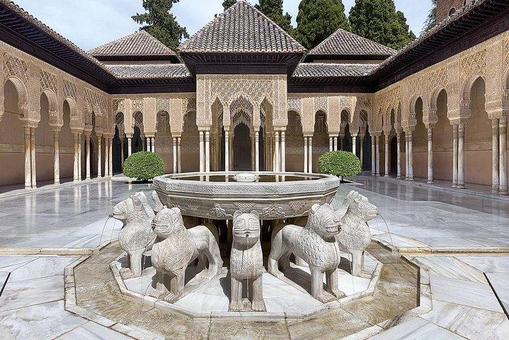 Visite privée de Malaga au Palais de l'Alhambra et Grenade