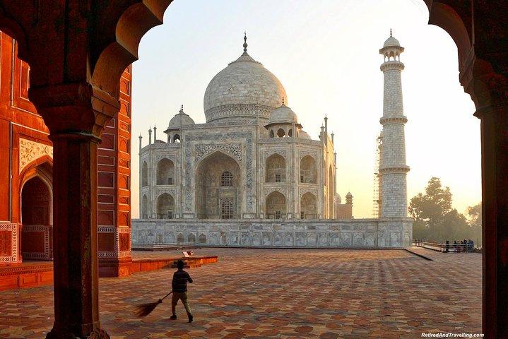 Visite privée: excursion d'une journée au Taj Mahal et au fort d'Agra au départ de Jaipur