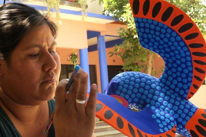 Pinte seu Alebrije com a família Jimenez.