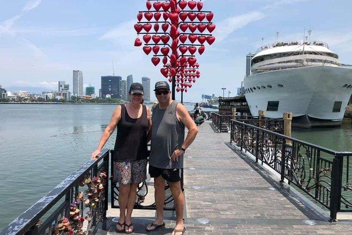 Da Nang aftenstur med Marble Mountain, Monkey Mountain, Dragon Bridge