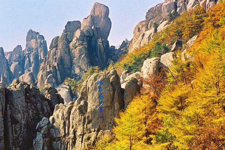Private Qingdao Laoshan Halbtagestour mit einer Flasche Tsingdao-Bier als Geschenk