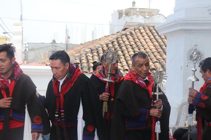 Tour a piedi del mercato di Chichicastenango tradizionale e colorato