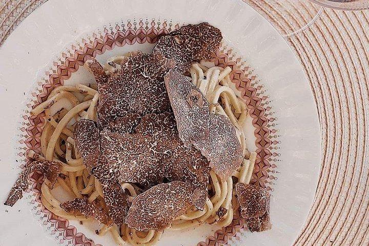 Caça às trufas perto de Roma com um almoço de 7 pratos