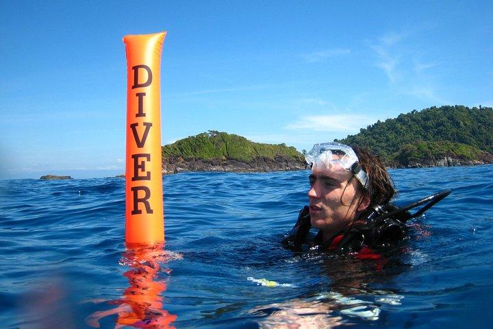 Curso de mergulhador em águas abertas de Padi, torne-se um mergulhador em 3 dias