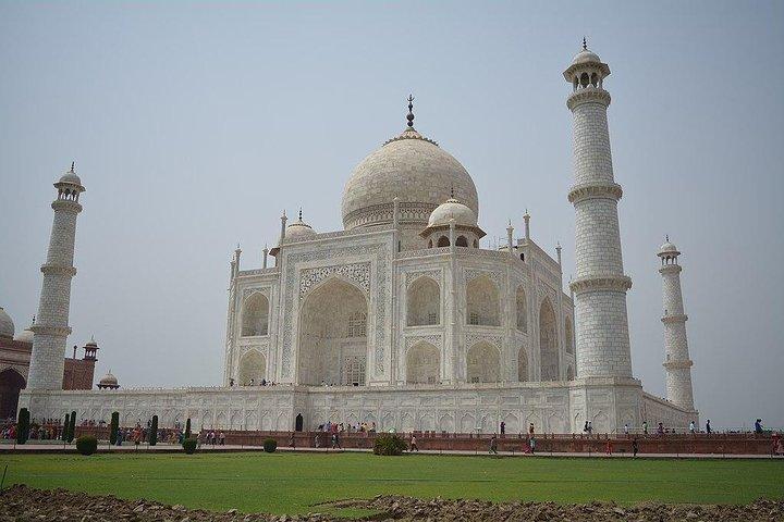 Sunrise Taj Mahal, Agra Fort, Baby Taj por carro de Delhi