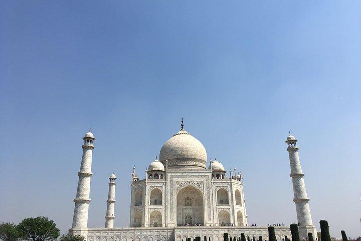 Privédag Taj Mahal Tour vanuit Delhi met de High Speed Gatiman Express-trein