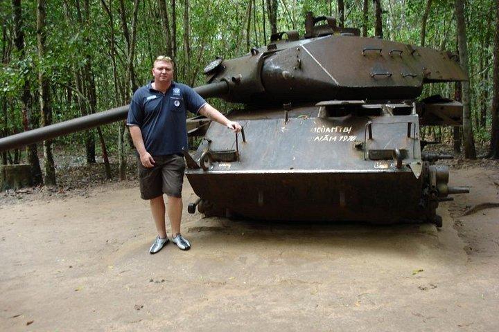 Cu Chi Tunnels and Cao Dai Temple private tour full day