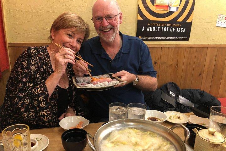 東京のプライベートフードシーン6時間体験：デパティカ、屋台の食べ物、居酒屋