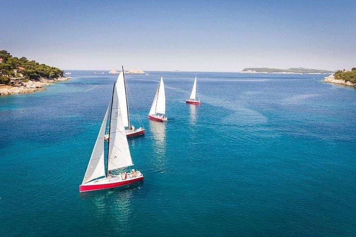 Aventura privada à vela em Dubrovnik