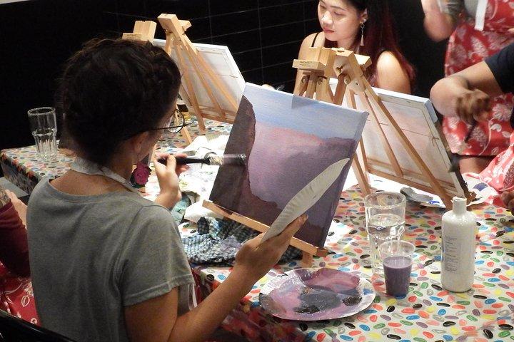 Malen und Trinken Kunst Sessions Brisbane