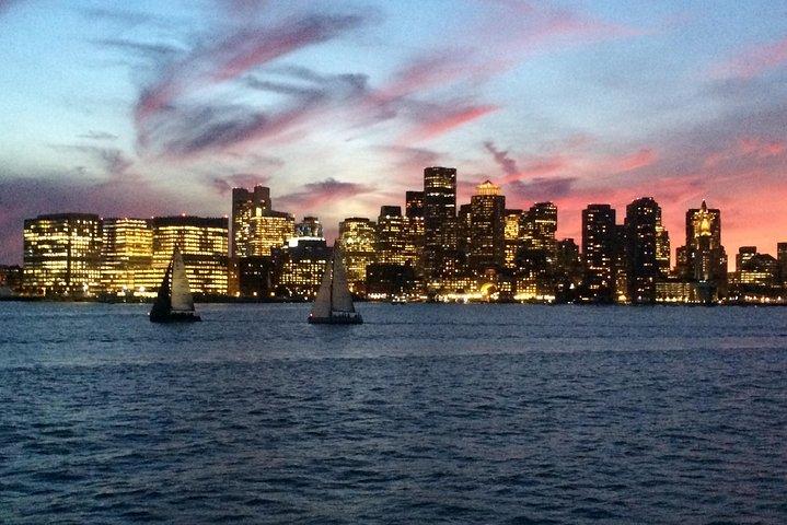 Solnedgång Segling Cruise på en Tall Ship i Boston Harbor
