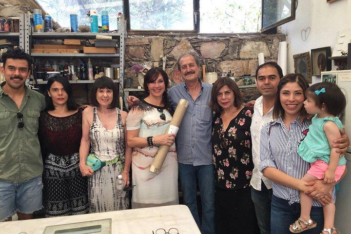 Art tour through artists' workshops around San Miguel de Allende