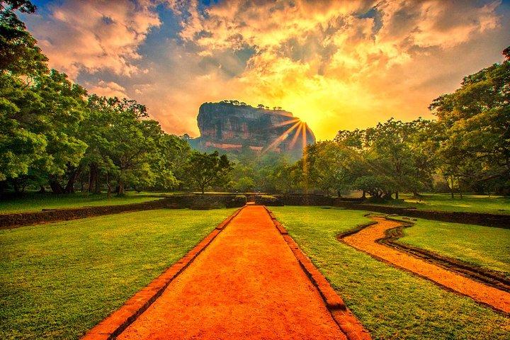 Excursion privée d'une journée à Sigiriya et Dambulla au départ de Down south / Colombo