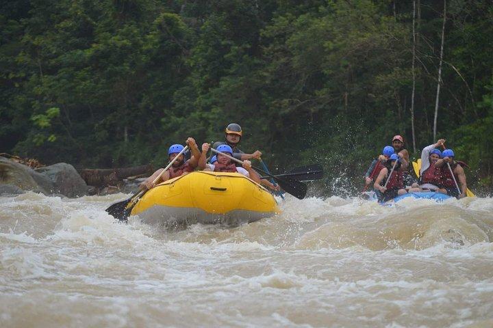 Rafting en eaux vives d'une demi-journée sur la rivière Naranjo (15 avril-10 janvier)