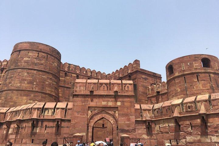 Tajmahal solopgang og solnedgangstur i Agra med Fatehpur Sikri