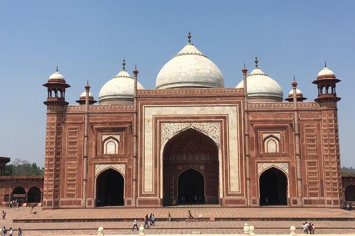 Privédag Taj Mahal Tour vanuit Delhi met de High Speed Gatiman Express-trein
