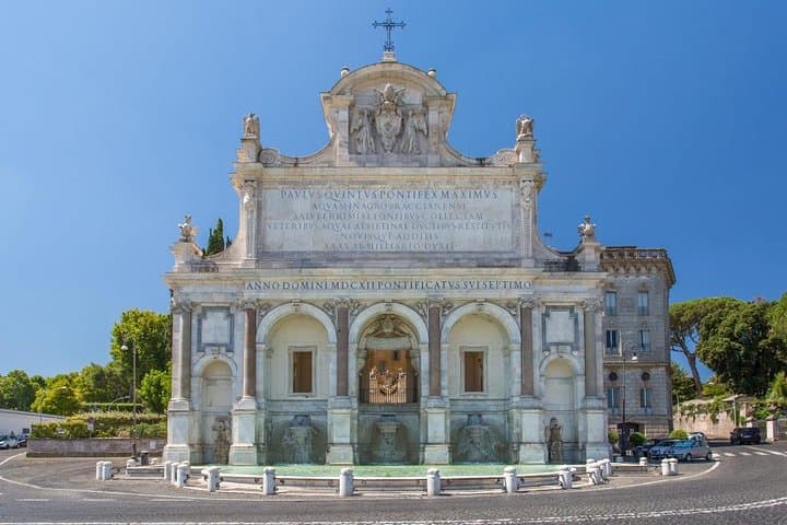 Hidden Gems & Rome Catacomb Semi Private Tour by golf cart