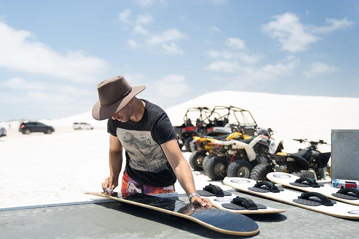 Sandboard- en quad-avontuur in Lancelin