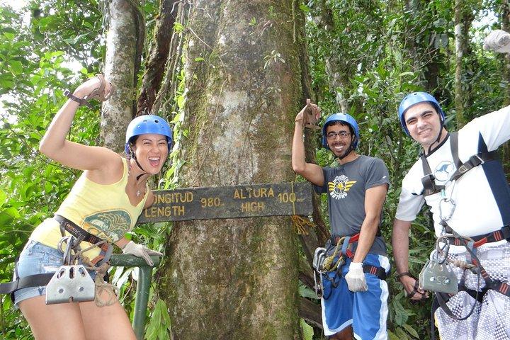 Zipline over La Fortuna Vandfald