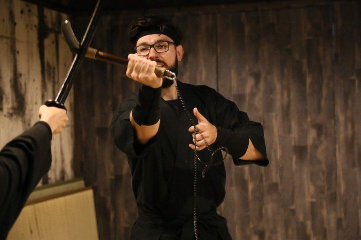 京都で日本人マスターによる忍者体験レッスン2時間 -中級編