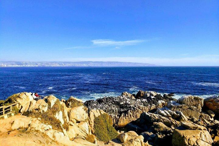 Full-Day Private Bike Tour af Concon Viña del Mar og Valparaiso fra Santiago