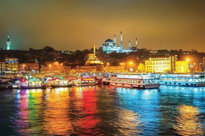 Istanbul Bosphorus Dinner Cruise and Turkish Night Show with DJ