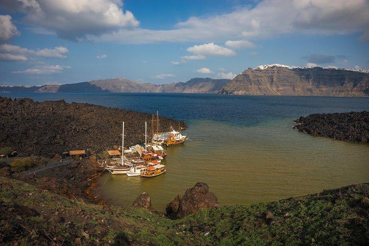 Dia inteiro Santorini Caldera Cruzeiro e observação do vulcão