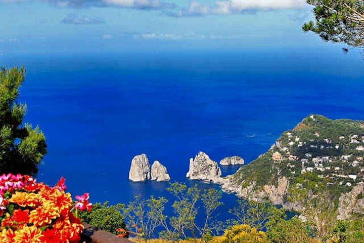 Ilha de Capri e Gruta Azul de Sorrento ou Positano ou Amalfi ou Salerno