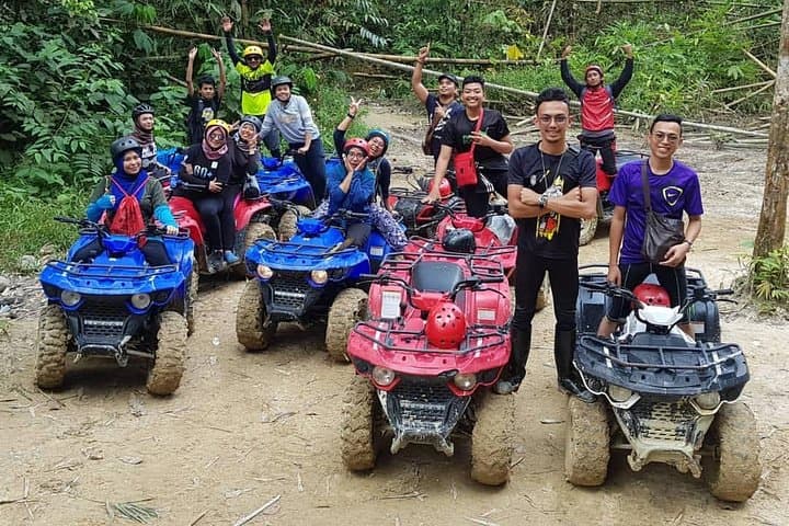 Thrilling ATV Rainforest Off-Road Experience Through Jungle Trail