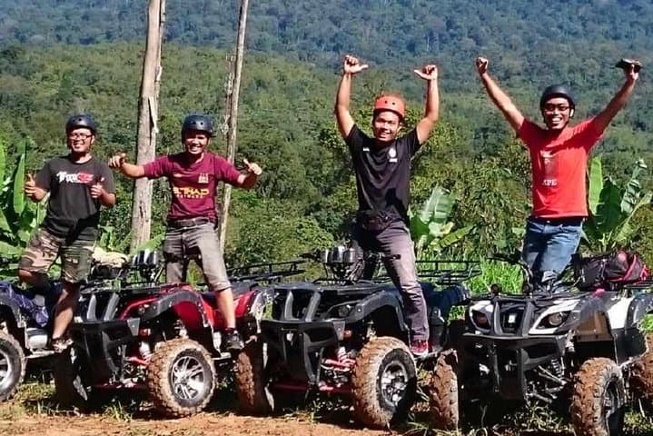 Thrilling ATV Rainforest Off-Road Experience Through Jungle Trail