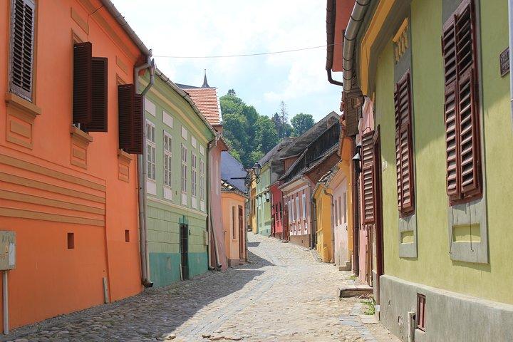 Fortified Church of Viscri og Sighisoara på spansk (indfødt spansk guide).