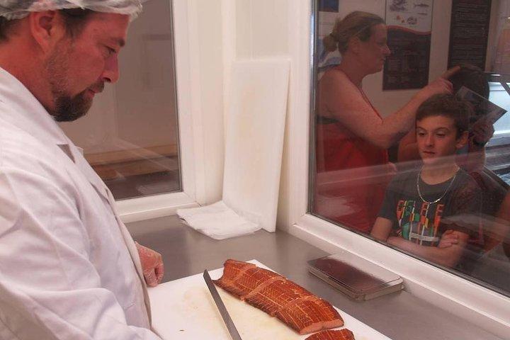Besuche des Bayeux Artisanal Salmon