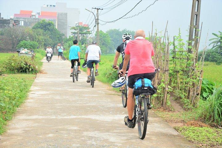Fahrradtouren Hanoi: Ganztägige Fahrradtour durch die Landschaft von Hanoi