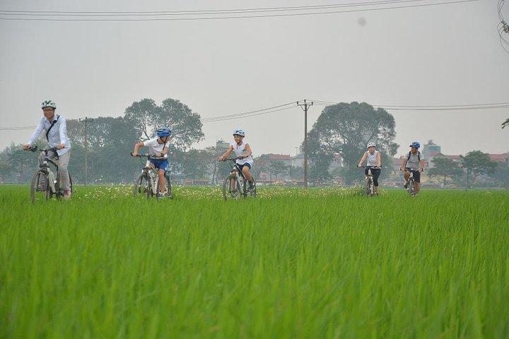 Fahrradtouren Hanoi: Ganztägige Fahrradtour durch die Landschaft von Hanoi