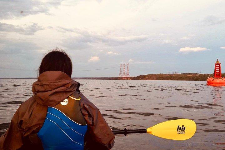 Sunset Sea-Kayaking Utflykt på St. Lawrence River