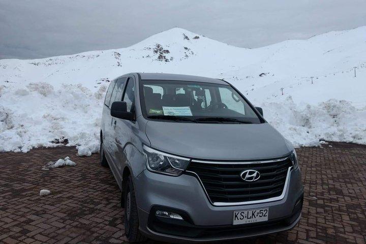 Transfer from Valle Nevado, Farellones, Colorado or La Parva ski to Santiago