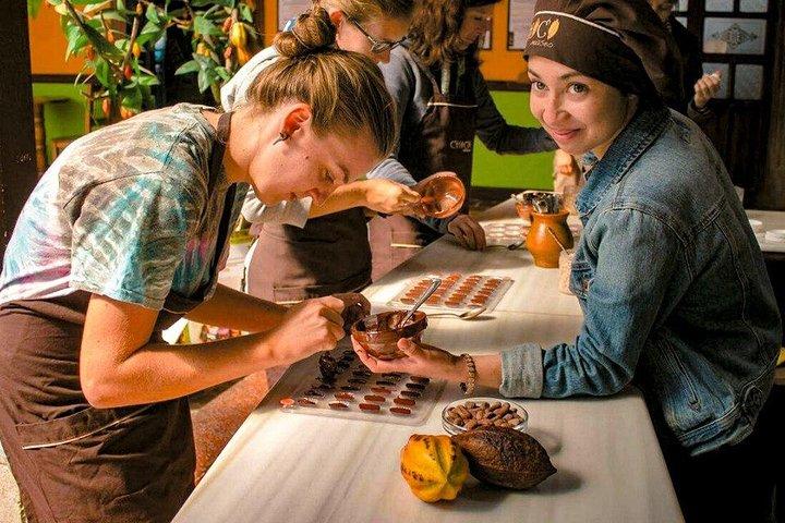 Atelier de chocolat Bean-to-Bar à ChocoMuseo Antigua