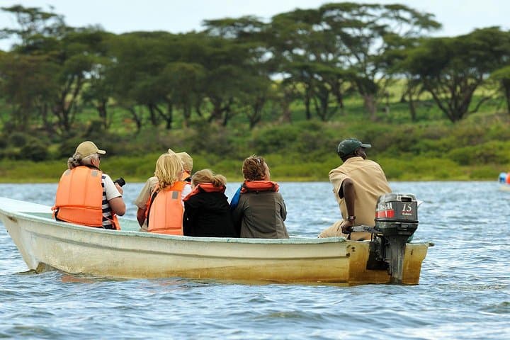 Day tour to Hell's Gate National park and optional Boat ride on lake Naivasha